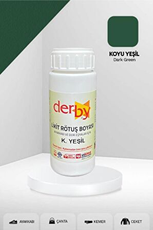 Deri Eşyalar Için Örtücü Yoğun Rötuş Boyası 100 Ml - Kartela Renkleri