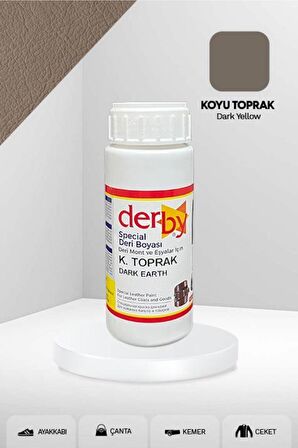 Deri Eşyalar Için Örtücü Yoğun Rötuş Boyası 100 Ml - Kartela Renkleri