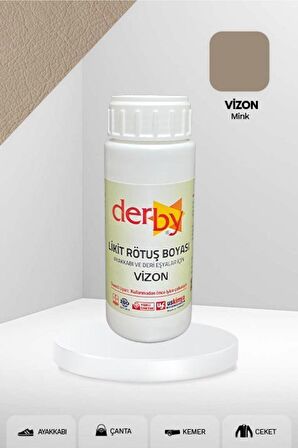 Deri Eşyalar Için Örtücü Yoğun Rötuş Boyası 100 Ml - Kartela Renkleri