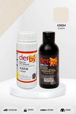 Special Krem Deri Boyası ve Cilası 100 mL - 2'li Set / Mont Eşya Çanta Deri Boyası