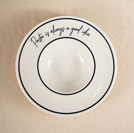 Fecra Tavola Porselen Makarna Tabağı