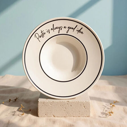 Fecra Tavola Porselen Makarna Tabağı