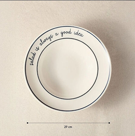 Fecra Pure Salata Tabağı 29 Cm