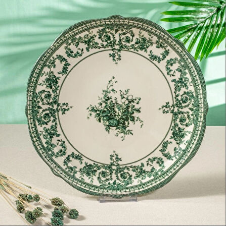 Fecra Majestic Green 14 Parça Kahvaltı Takımı