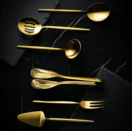 Fecra Luxe Gold 6 Parça Servis Set