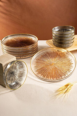 Fecra Mystic 12 Parça Servis ve Sunum Seti