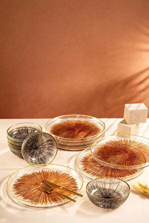 Fecra Mystic 12 Parça Servis ve Sunum Seti