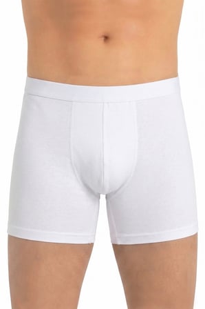 Just Inner Erkek Tekli Modal Pamuklu Boxer Uzun Paça İnce Bel Lastikli Nefes Alan Doku (135011)