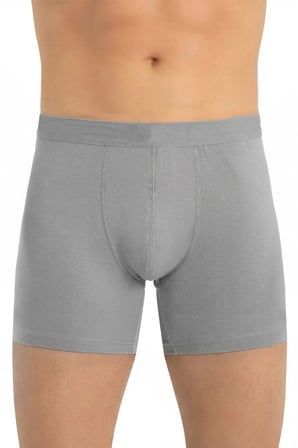 Just Inner Erkek Tekli Modal Pamuklu Boxer Uzun Paça İnce Bel Lastikli Nefes Alan Doku (135011)