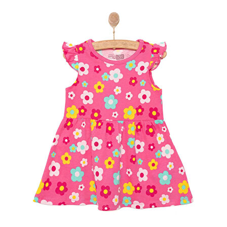 HelloBaby Basic Kız Papatya Desenli Elbise Kız Bebek