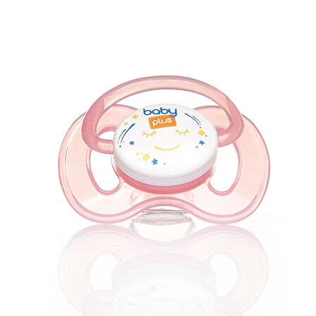 baby plus Tekli Damaklı Emzik Pembe 0-6 ay