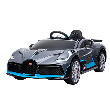 Bugatti Divo 12V Akülü Araba Gri