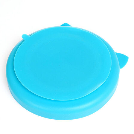 baby plus Vakum Tabanli Silikon Tabak - Ocean Blue