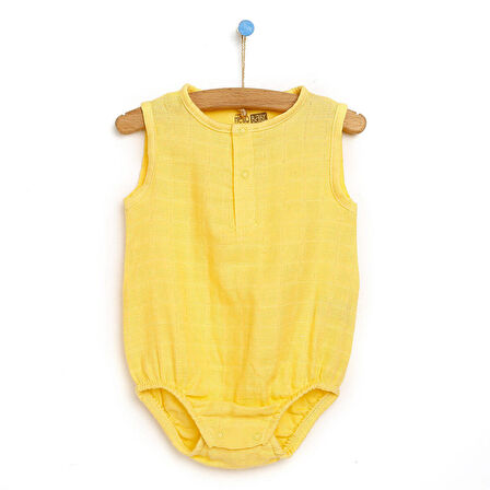 HelloBaby Müslin Patlı Atlet Body
