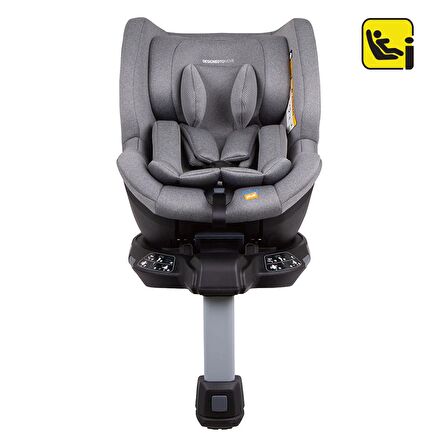 Baby Plus I-Size X8 360° Dönebilen 0 - 18 kg Oto Koltuğu Gri