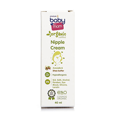 baby mom Organik Anne Göğüs Ucu Kremi 40ml