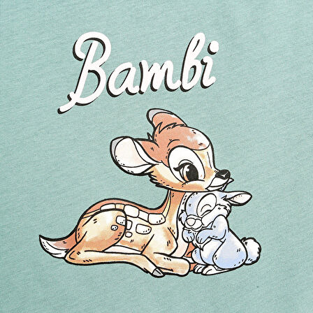 Bimbo Maceraya Devam Bambi Kız Bebek Lisanslı Tshirt