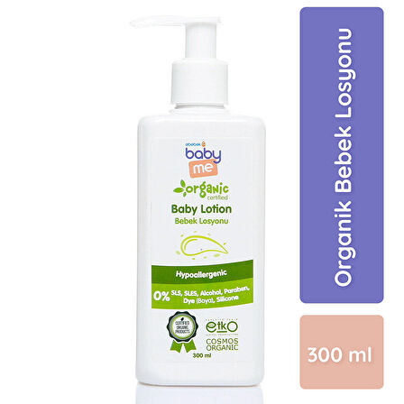 baby me Organik Bebek Losyonu 300 ml