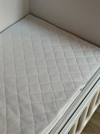 Keremce Pamuk Oyun Park Yatağı 60x120 cm  Beyaz