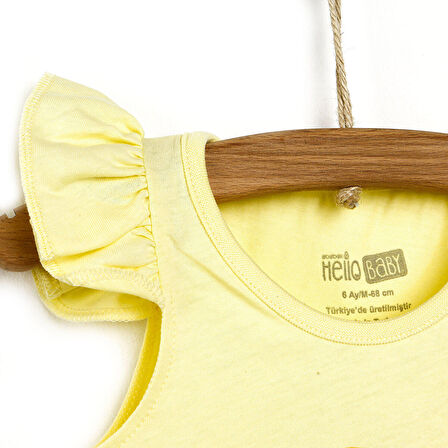 HelloBaby Basic Kız Bebek Atlet Tshirt