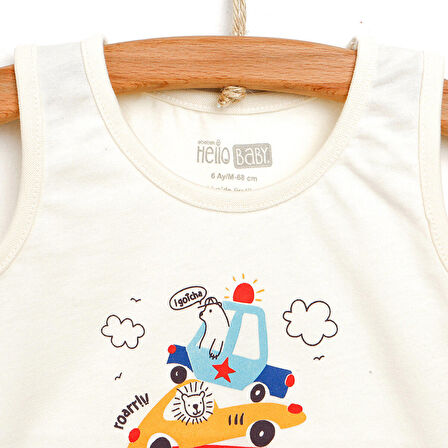 HelloBaby Basic Erkek Bebek Atlet Tshirt