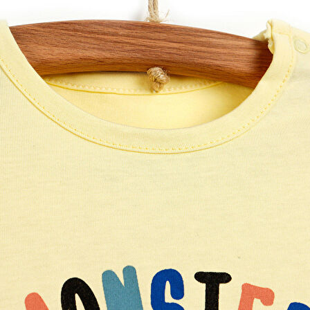 BabyZ Little Monster Tshirt-Şort Erkek Bebek