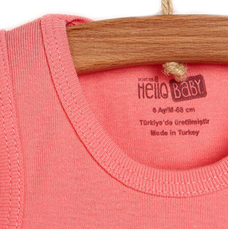 HelloBaby Sevimli Hayvan Surat Atlet Body Unisex