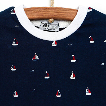 HelloBaby Marina Boy Tshirt-Şort Erkek Bebek