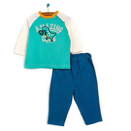 HelloBaby Campus Tshirt - Pantolon Erkek Bebek