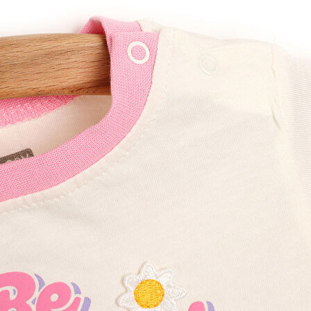 HelloBaby Flower Power Tshirt - Pantolon Kız Bebek