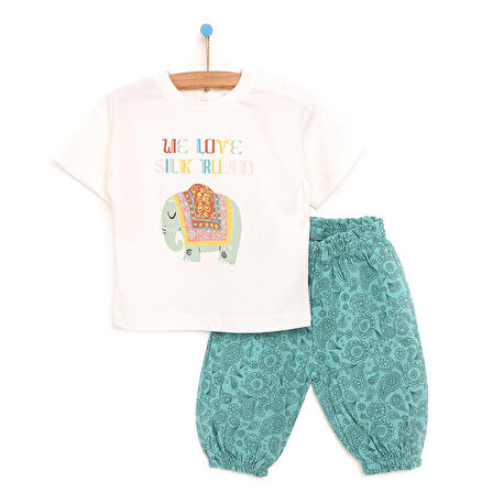 HelloBaby Ethnic World Bluz – Pantolon Kız Bebek