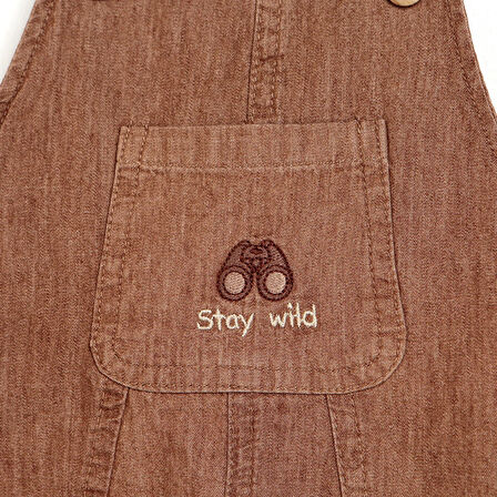 HelloBaby Safari Salopet-Tshirt Erkek Bebek