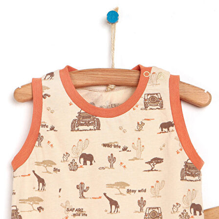 HelloBaby Safari Atlet-Şort Erkek Bebek