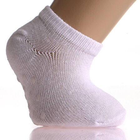 HelloBaby Düz Babet 2li Kaydırmaz Çorap Unisex