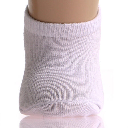 HelloBaby Düz Babet 2li Kaydırmaz Çorap Unisex
