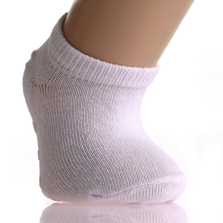 HelloBaby Düz Babet 2li Kaydırmaz Çorap Unisex