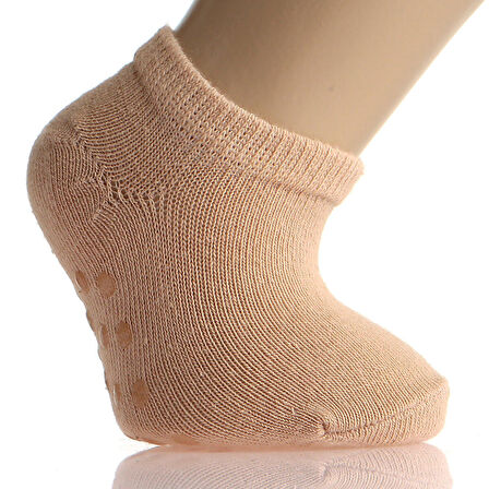 HelloBaby Düz Babet 2li Kaydırmaz Çorap Kız Bebek