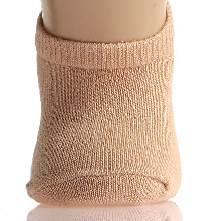 HelloBaby Düz Babet 2li Kaydırmaz Çorap Kız Bebek