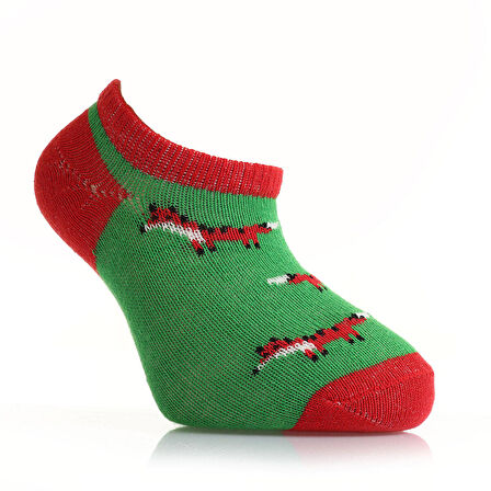 HelloBaby Tilki Desenli 3'lü Babet Çorap 3'lü Babet Çorap Erkek Bebek