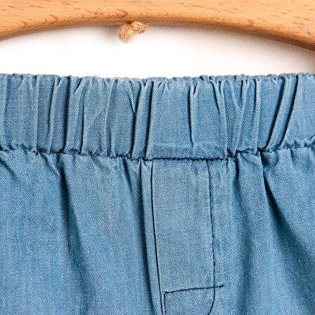 HelloBaby Basic Kız Bebek İnce Denim Şort Kız Bebek