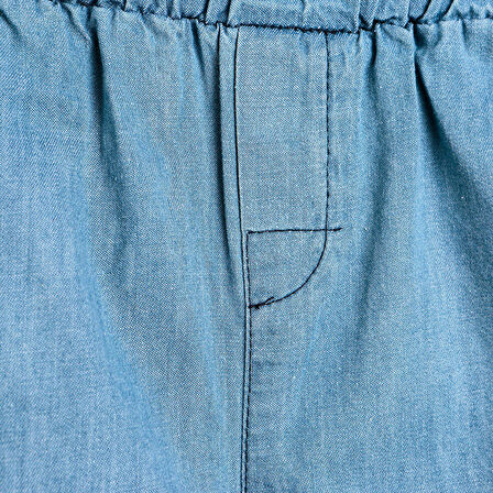 HelloBaby Basic Kız Bebek İnce Denim Şort Kız Bebek