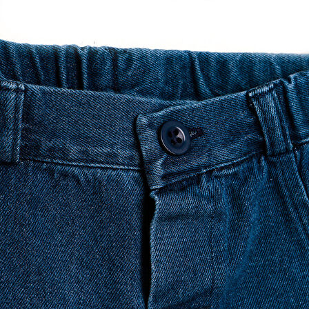 HelloBaby Basic Erkek Bebek Denim Bermuda Şort Erkek Bebek