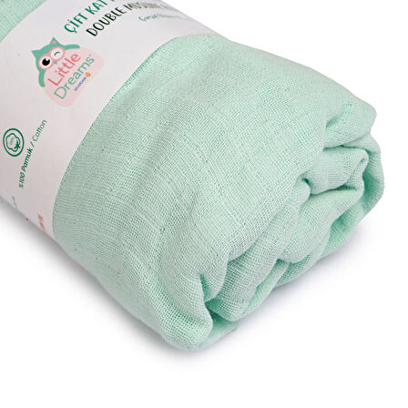 Little Dreams Çift Kat Müslin Fitted Çarşaf 65X95 Unisex