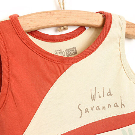 HelloBaby Safari On Amazon Atlet Şort Erkek Bebek