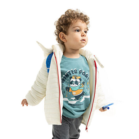 HelloBaby Basic Kapüşonlu Fermuarlı Mont Unisex