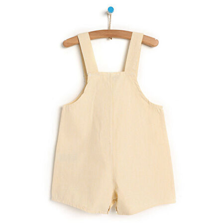 HelloBaby Basic Düğmeli Salopet-Tshirt Erkek Bebek