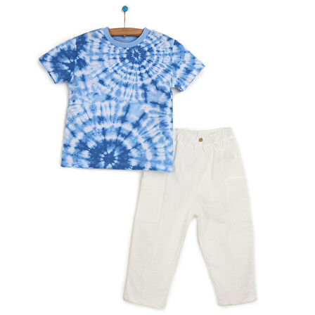 HelloBaby Tropical Party Tshirt - Pantolon Erkek Bebek