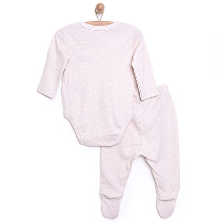 HelloBaby Yenidoğan Body Patikli Alt 2li Takım Unisex