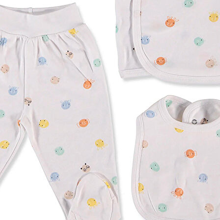 HelloBaby Yenidoğan Bebek Jungle 5li Askı Hastane Çıkışı Unisex