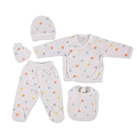 HelloBaby Yenidoğan Bebek Jungle 5li Askı Hastane Çıkışı Unisex